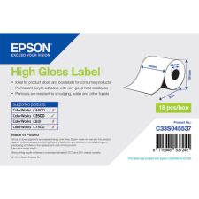 Epson fényes papír, folyamatos címke, 76 mm * 33 méter (rendelési egység 18 tekercs/doboz) etikett