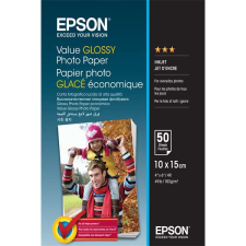 Epson fotópapír value glossy photo paper - 10x15cm - 50 lap C13S400038 fotópapír