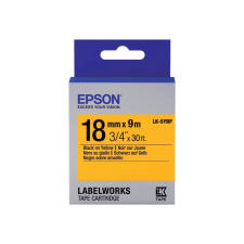 Epson LK-5YBP címkeszalag (18mm) Black on Yellow - 9m nyomtatópatron & toner