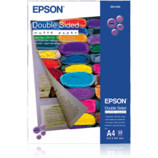 Epson matt kétoldalas fotópapír (A4, 50 lap, 178g) fotópapír