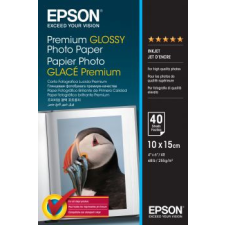 Epson Premium 255g 10x15cm 40db Fényes Fotópapír fotópapír