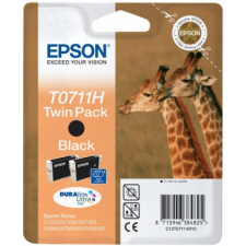Epson T0711H Twin Pack Black nyomtatópatron & toner