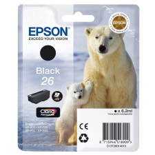 Epson T2611 4,7ml 26 fekete eredeti tintapatron nyomtatópatron & toner