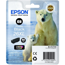 Epson T2631 tintapatron fotó fekete 26XL (C13T26314010) (C13T26314010) - Nyomtató Patron nyomtatópatron & toner