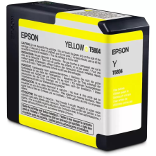 Epson T5804 tintapatron yellow ORIGINAL nyomtatópatron & toner