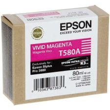 Epson T580A Tintapatron Vivid Magenta 80ml , C13T580A00 nyomtatópatron & toner