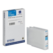 Epson T7552 cián tintapatron 4K (eredeti) C13T755240 nyomtatópatron & toner