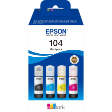Epson TIN Epson Tinte 104 4er Multipack Schwarz/Cyan/Magenta/Gelb (C13T00P640) nyomtatópatron & toner