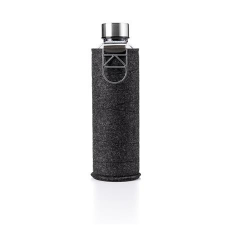 Equa Kulacs, 750 ml, üveg, EQUA "Mismatch Silver" kulacs, kulacstartó