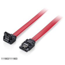 Equip 111902 SATA3 adatkábel, 0.5m, L alak (111902) kábel és adapter