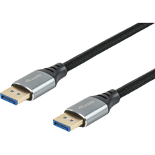 Equip 119282 DisplayPort kábel 2 M Ezüst, Fekete (119282) kábel és adapter
