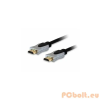 Equip 119346 HDMI kábel 2.0 apa/apa, aranyozott, 7,5m