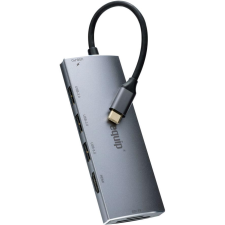 Equip 133482 dokkoló állomás és port replikátor USB 3.2 Gen 1 (3.1 Gen 1) Type-C Ezüst (133482) laptop kellék