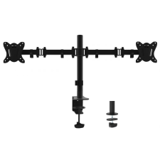 Equip 13"-27" Articulating Dual Arm Monitor Desk Mount Bracket tv állvány és fali konzol