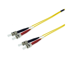 Equip 252233 száloptikás kábel 3 M ST OS2 Sárga (252233) kábel és adapter