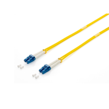 Equip 254433 optikai patch kábel LC Duplex 3m - Sárga kábel és adapter