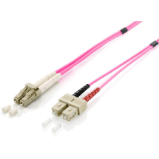 Equip 255531 száloptikás kábel 1 M LC SC OM4 Ibolya (255531) kábel és adapter