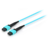 Equip 25555807 száloptikás kábel 20 M MTP OM4 Cián (25555807)