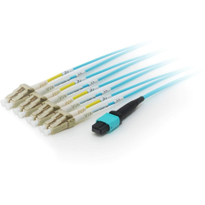 Equip 25556407 száloptikás kábel 7 M MTP 4x LC OM4 Cián (25556407) kábel és adapter