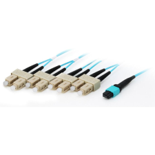 Equip 25557807 száloptikás kábel 20 M MTP 4x SC OM4 Cián (25557807) kábel és adapter