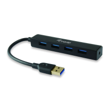 Equip 4-Port USB 3.2 Gen 1 Hub Black hub és switch