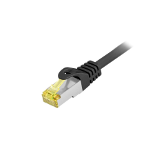 Equip 605109 Fekete 20 M Cat6a S/FTP (S-STP) kábel és adapter