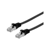 Equip 607697 hálózati kábel Fekete 0,5 M Cat6a U/FTP (STP) (607697)