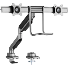 Equip 650161 asztali TV konzol 81,3 cm (32") Fekete (650161) tv állvány és fali konzol