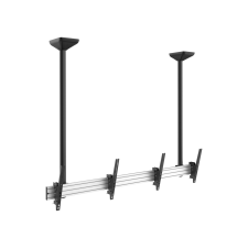 Equip 650373 45"-55" LCD TV mennyezeti tartó Fekete tv állvány és fali konzol