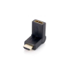 Equip Adapter, HDMI-HDMI átalakító, 90°-ban hajlítható, EQUIP