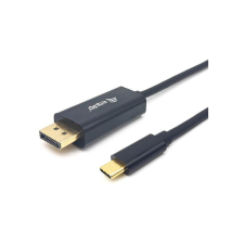 Equip Adapter USB-C -> DisplayPort           4K60Hz 2.00m sw (133427) kábel és adapter