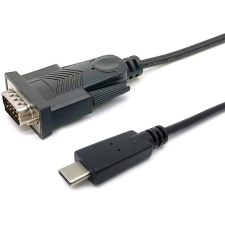 Equip Adapter USB-C -> Seriell RS232-DB9      St/St 1.50m sw (133392) kábel és adapter