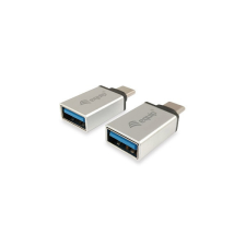 Equip Átalakító - 133473 (USB-C -> USB-A átalakító, apa/anya, ezüst) kábel és adapter