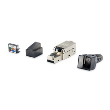 Equip csatlakozó - 121171 (RJ45, Cat6A, FTP, tool-free) 5db/csomag kábel és adapter