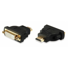  Equip EQUIP118909 HDMI-DVI átalakító (24+1), apa/anya, fekete biztonságtechnikai eszköz