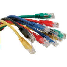Equip EQUIP625453 UTP patch kábel, cat6, fekete, 0,25 m kábel és adapter