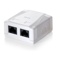 Equip - fali aljzat, cat.6, 2x RJ45 - 235212 kábel és adapter
