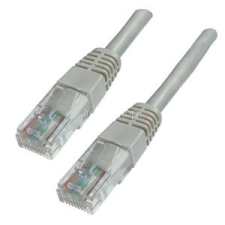 Equip Hálózati kábel, U/UTP, CAT6, 2 m, EQUIP, bézs kábel és adapter