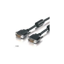 Equip Kábel - 118932 (DVI-D Dual Link kábel, apa/apa, 1,8m) kábel és adapter