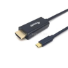 Equip Kábel - 133412 (USB-C to HDMI, apa/apa, 4K/30Hz, műanyag burkolat, 2m) (EQUIP_133412)