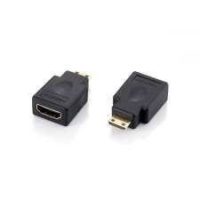 Equip miniHDMI to HDMI Adapter Black kábel és adapter
