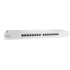 Equip Patch panel CAT6 UTP 16 PORT 1U 19" árnyékolt  szürke (326316) (326316)