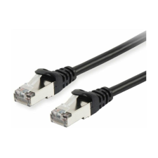Equip Patchkabel Cat6   S/FTP 2xRJ45 0.15m schwarz (615591) kábel és adapter