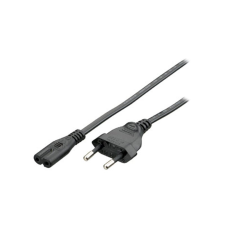 Equip - piskóta tápkábel CB-8 1,8m fekete - 112160 kábel és adapter