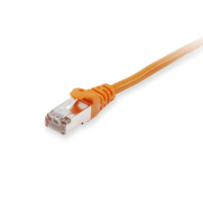 Equip S/FTP CAT6a Patch kábel 3m - Narancssárga kábel és adapter