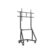 Equip TV állvány - 650609 (60"-105" álló, gurulós, Max.:100kg, fekete) tv állvány és fali konzol