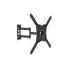  Equip TV Fali konzol - 650407 (23"-55", dönthető, forgatható, kihúzható, Max.: 30kg, fekete)