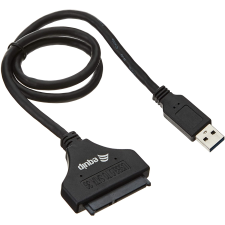 Equip USB3.0 apa - SATA apa adapter - Fekete kábel és adapter