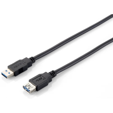 Equip USB 3.0 Hosszabbító Fekete 2m 128398 kábel és adapter