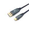 Equip USB-C DisplayPort kábel, apa/apa, 8K/60Hz, aluminium burkolat, 3m (133423)